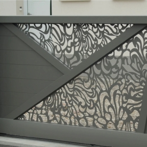 Portail découpage laser